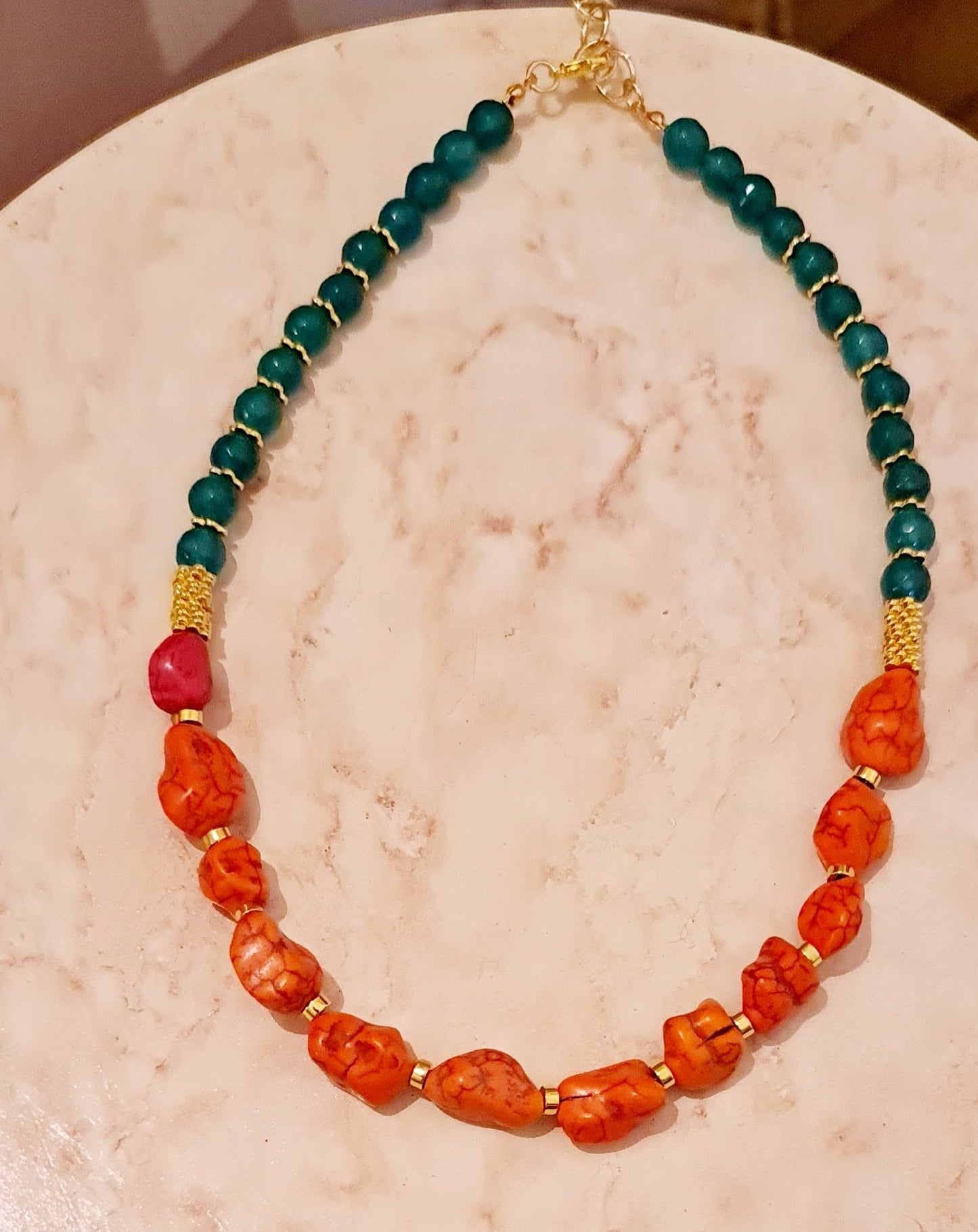 Colourful Agate & Stones Necklace