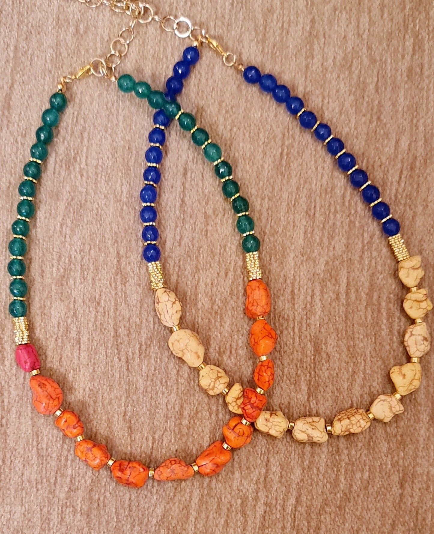 Colourful Agate & Stones Necklace