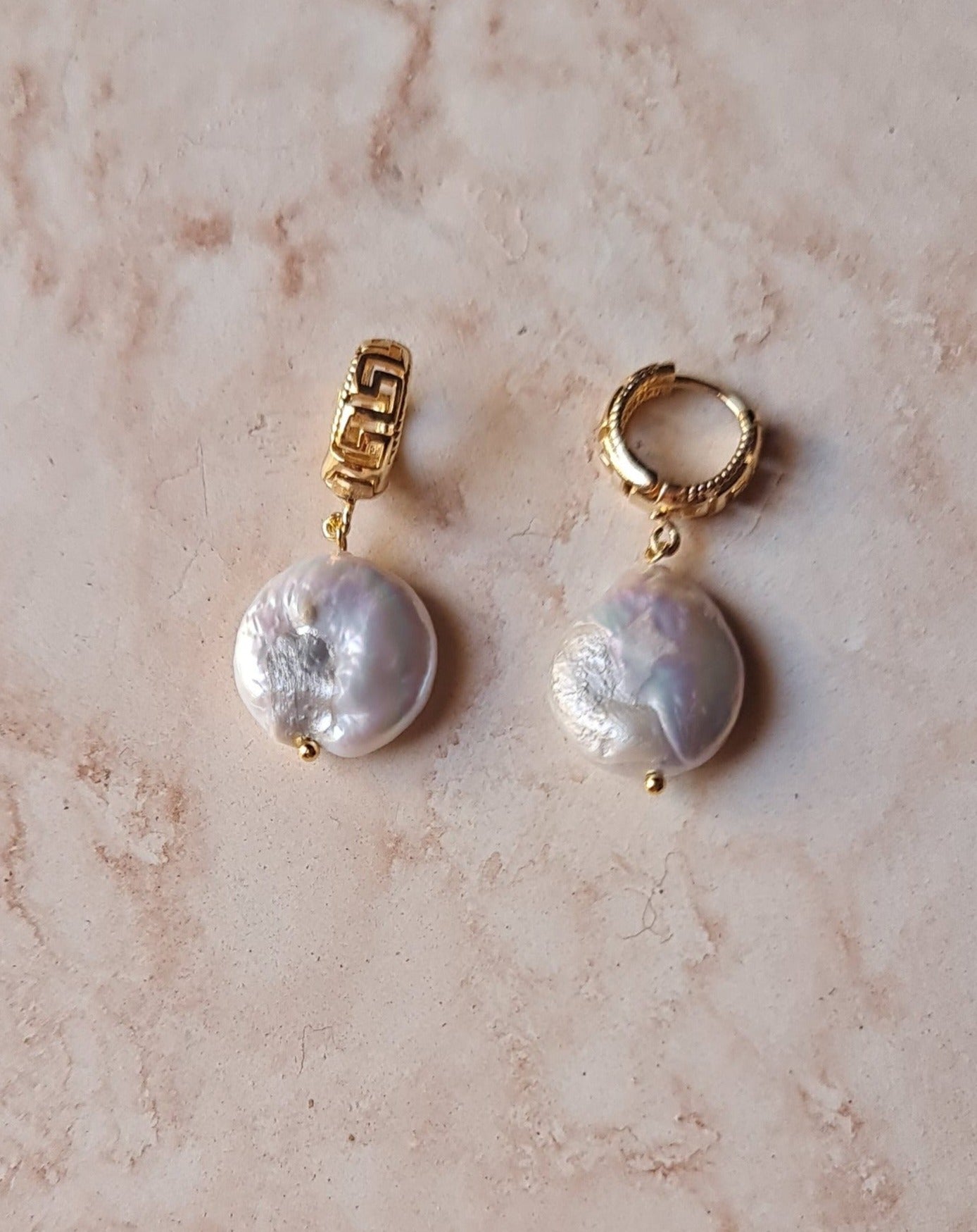 Fresh Water Pearls Gold / Silver Plated Earrings