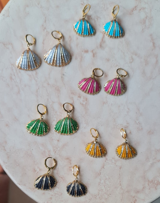 Natural Seashell Earrings