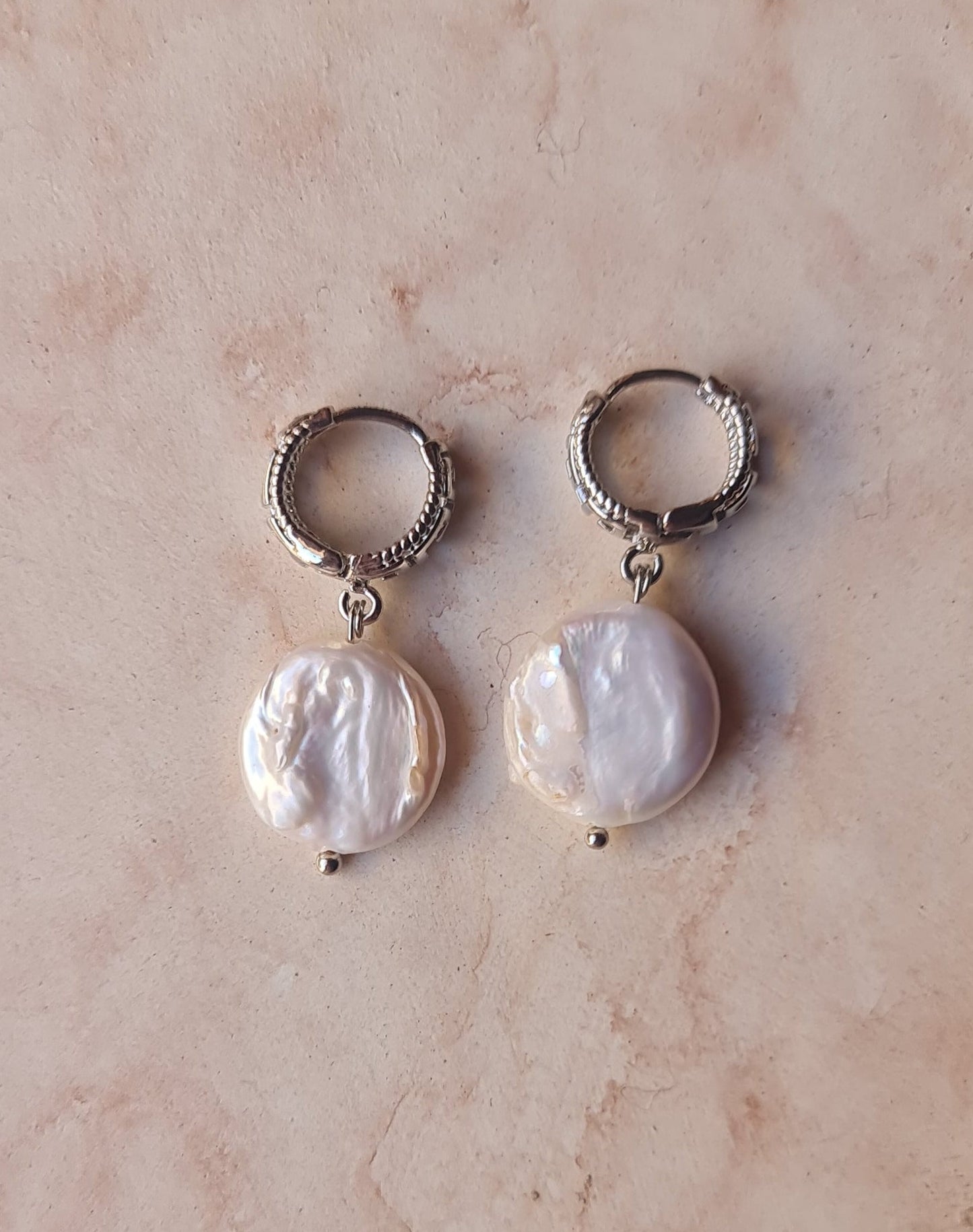 Fresh Water Pearls Gold / Silver Plated Earrings