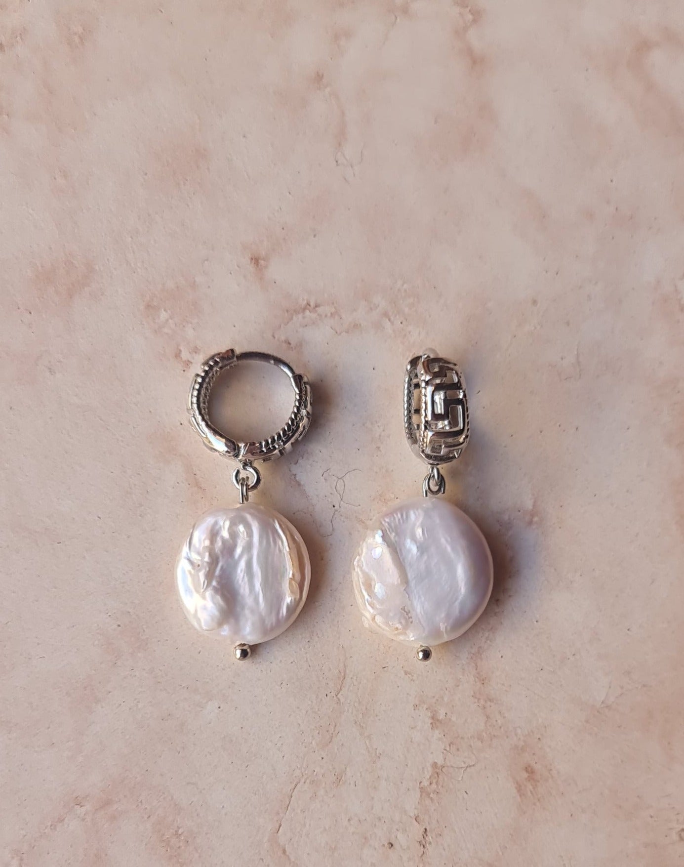 Fresh Water Pearls Gold / Silver Plated Earrings