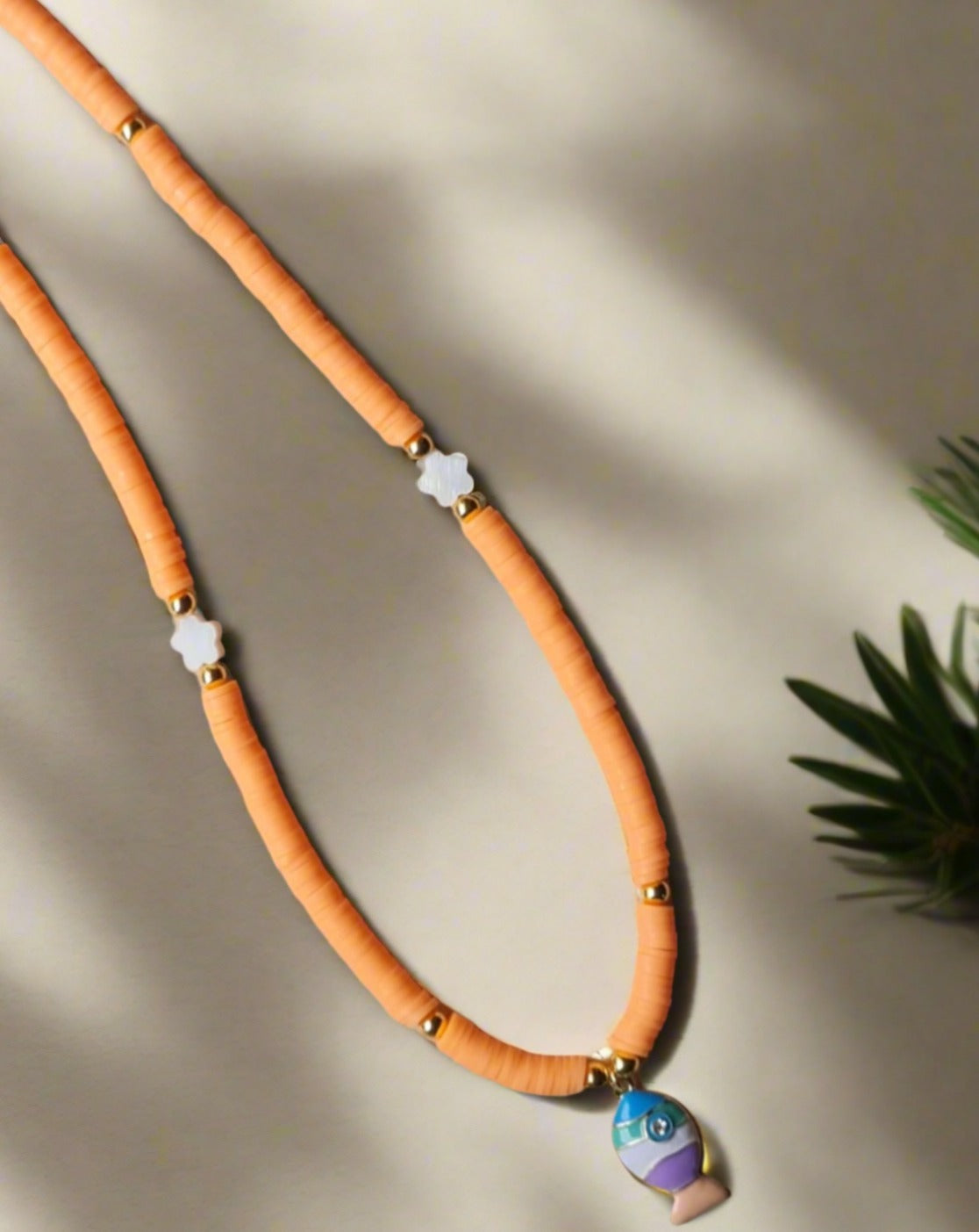 Clay Beads Trendy Necklace