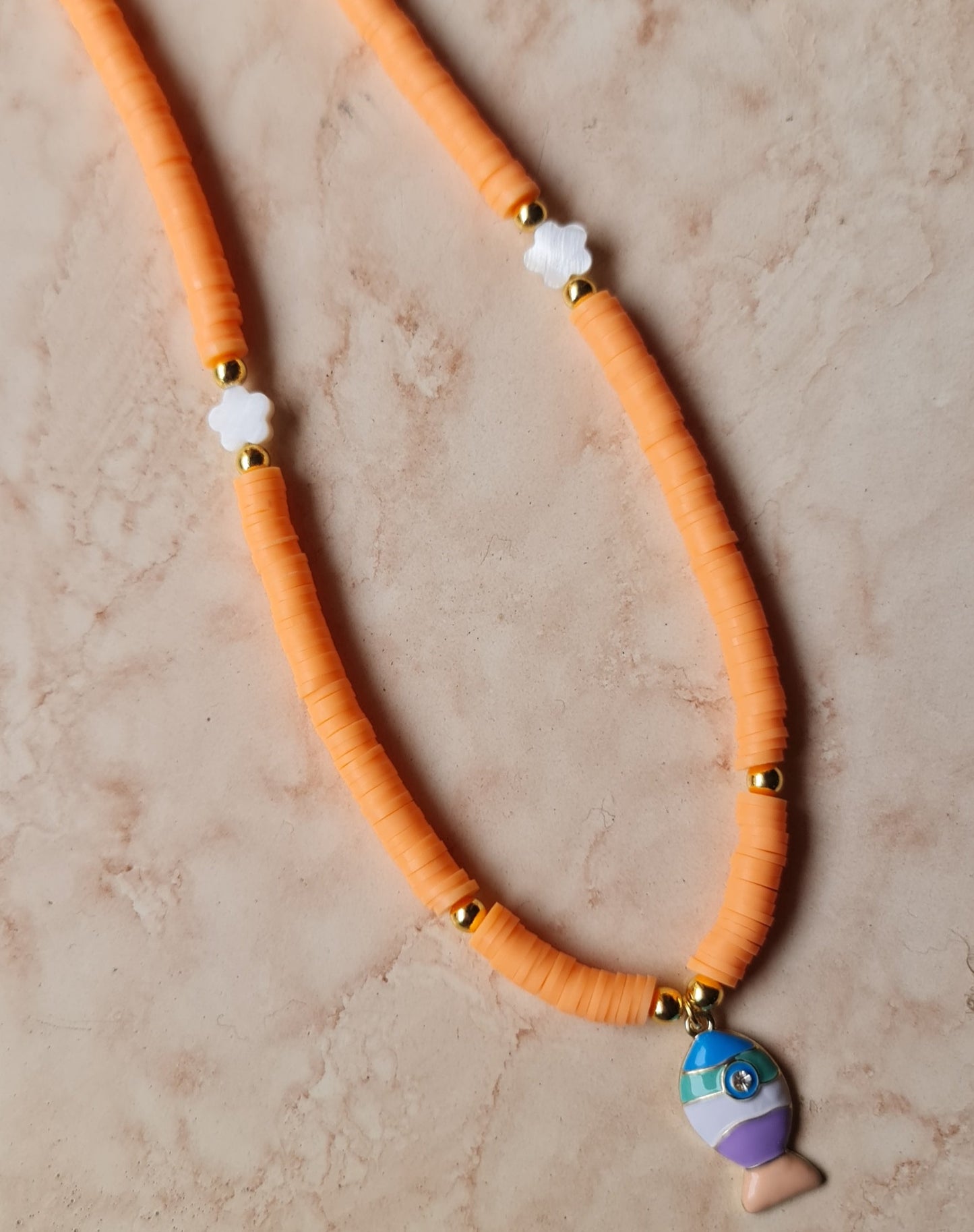 Clay Beads Trendy Necklace