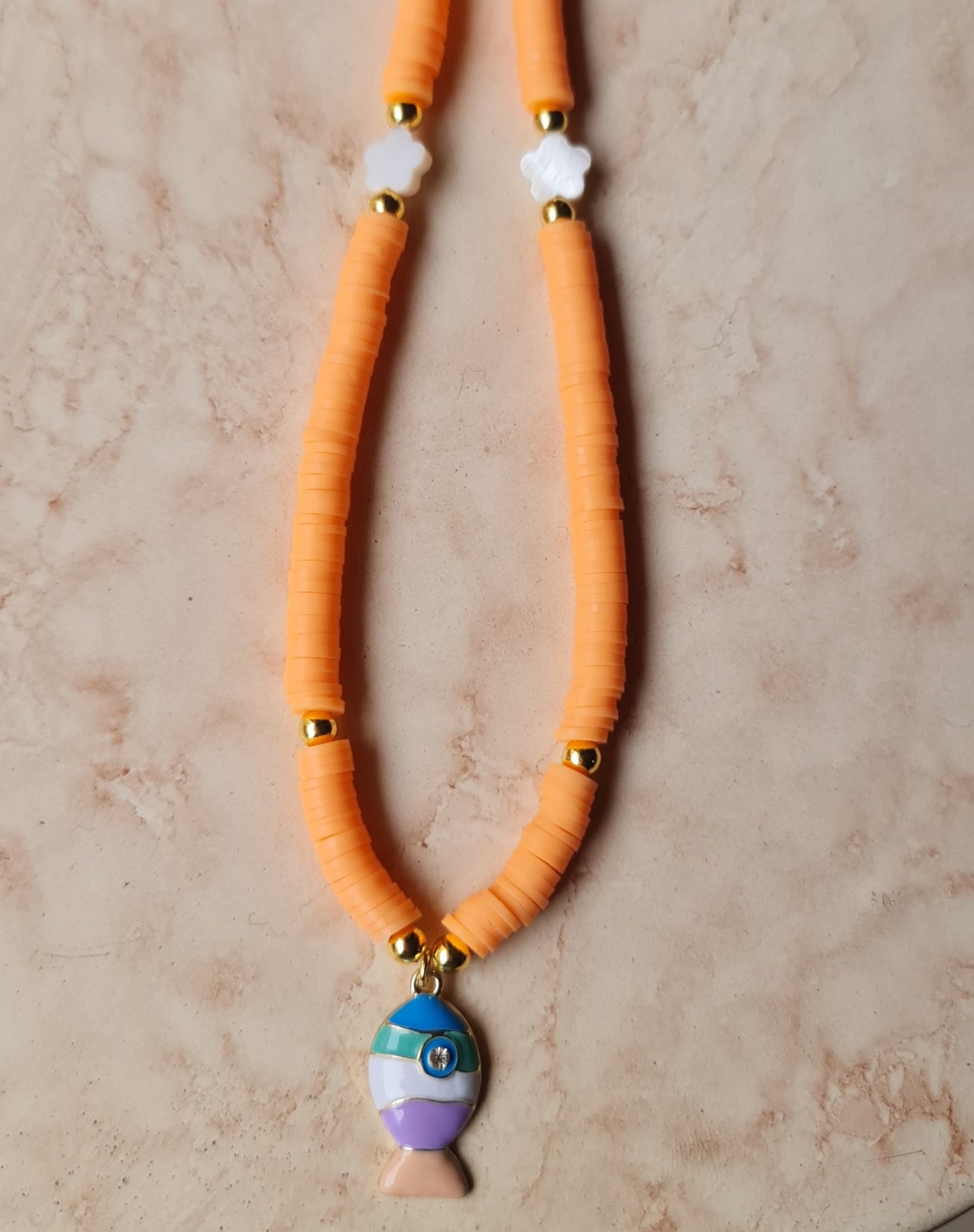 Clay Beads Trendy Necklace