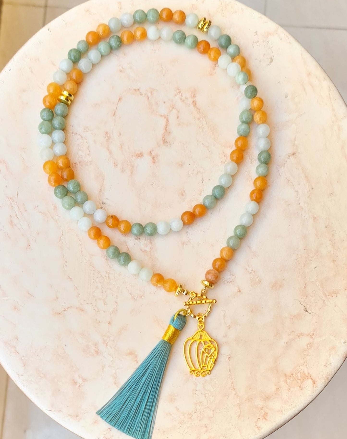 99 Wearable Long Jade Sebha / Necklace