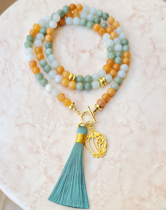 99 Wearable Long Jade Sebha / Necklace