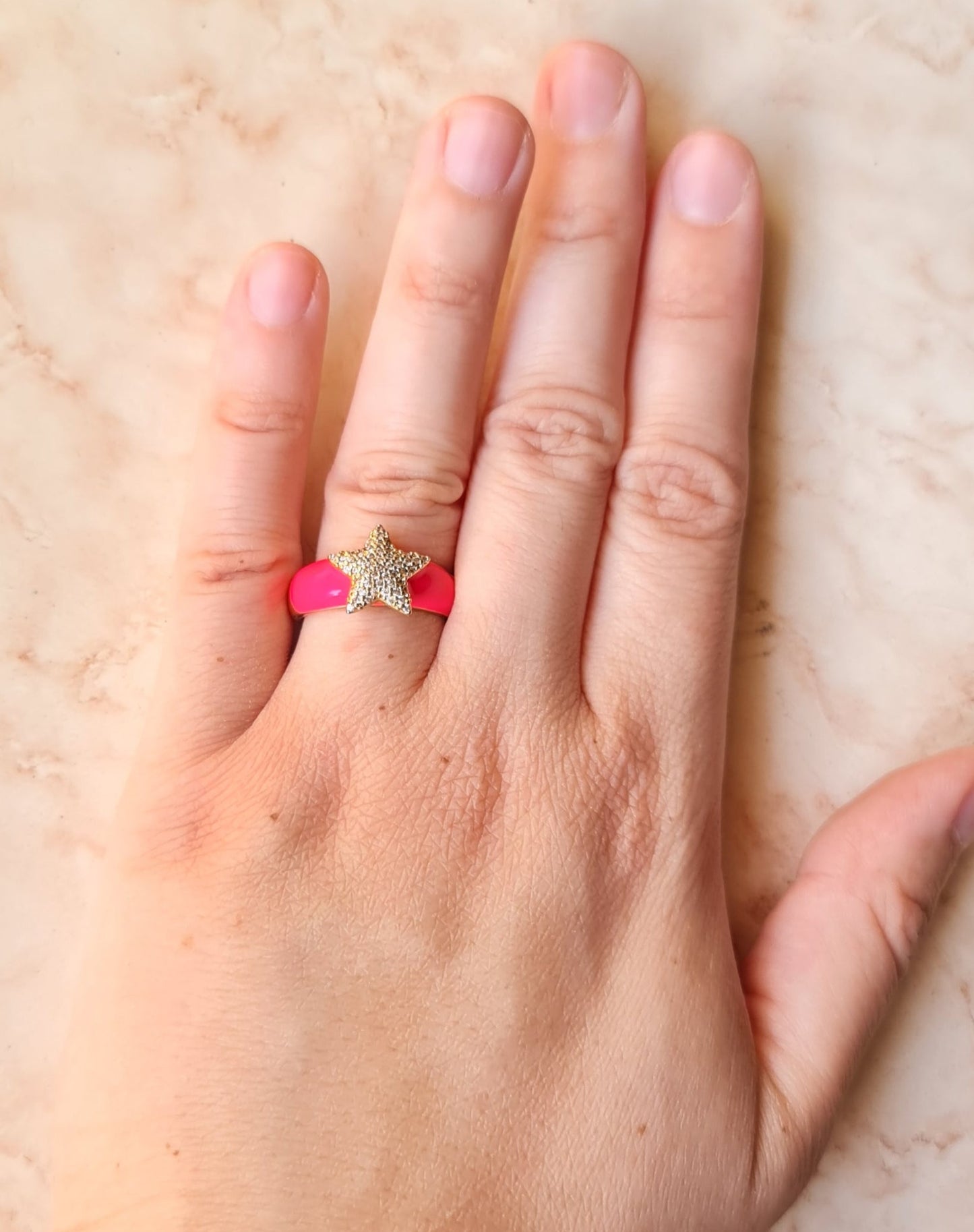 Coloured Enamel Rings