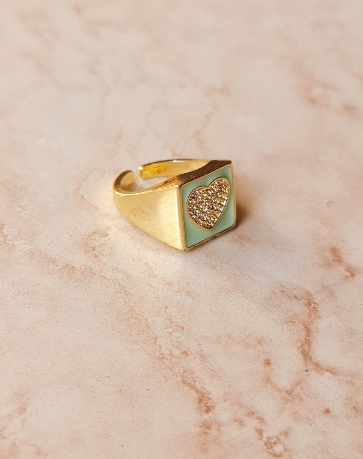 Coloured Enamel Ring