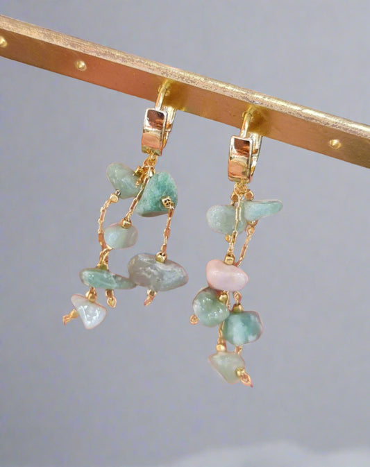 Amazonite Stones Earrings