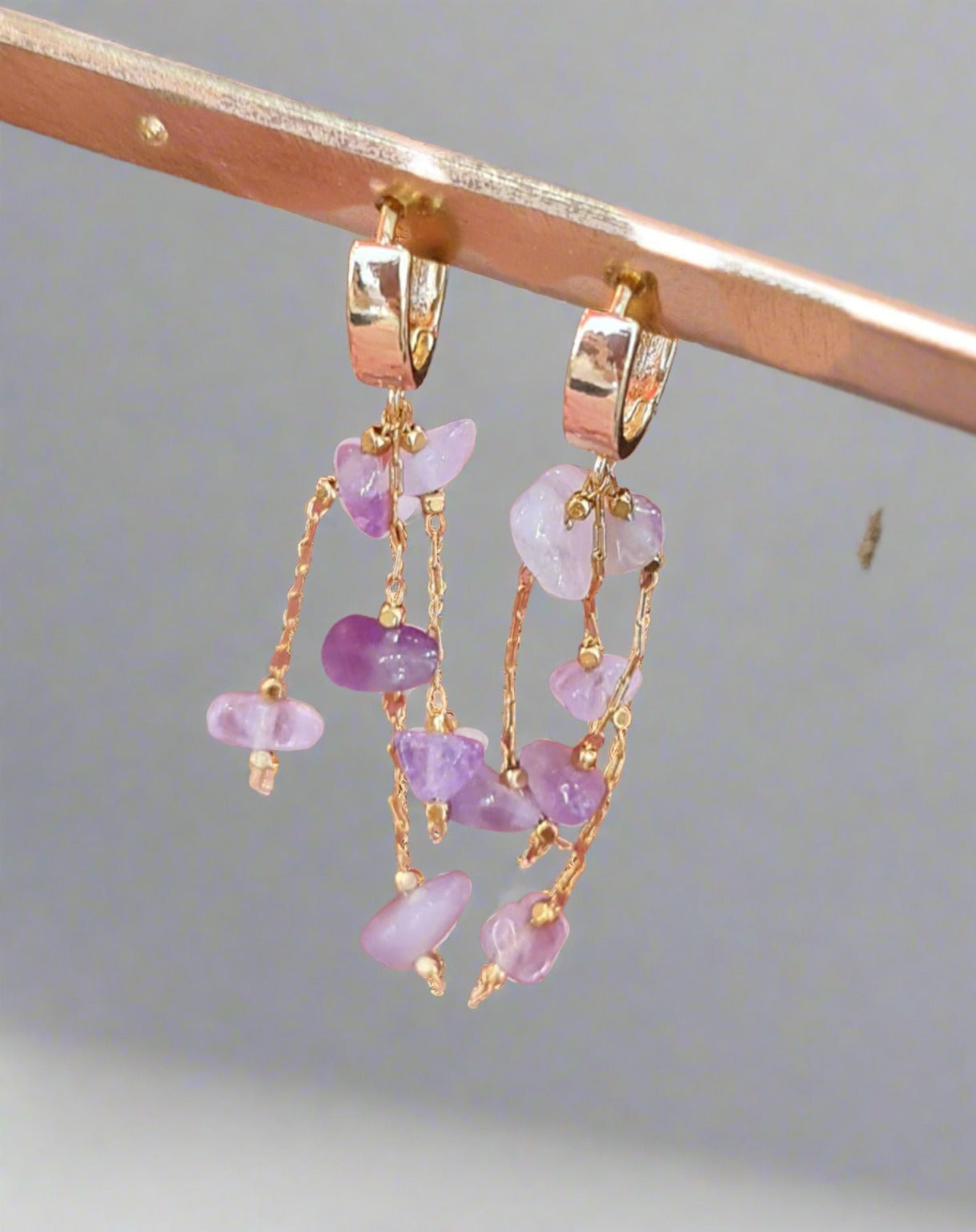 Amethyst Stones Earrings