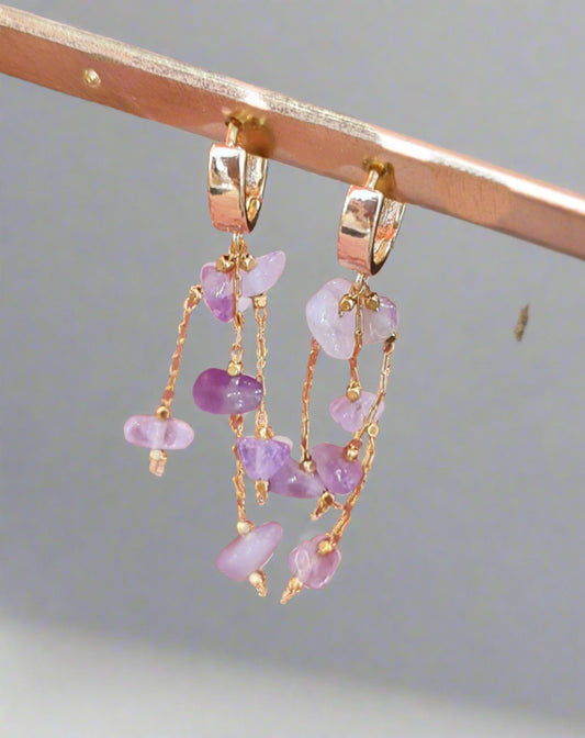 Amethyst Stones Earrings