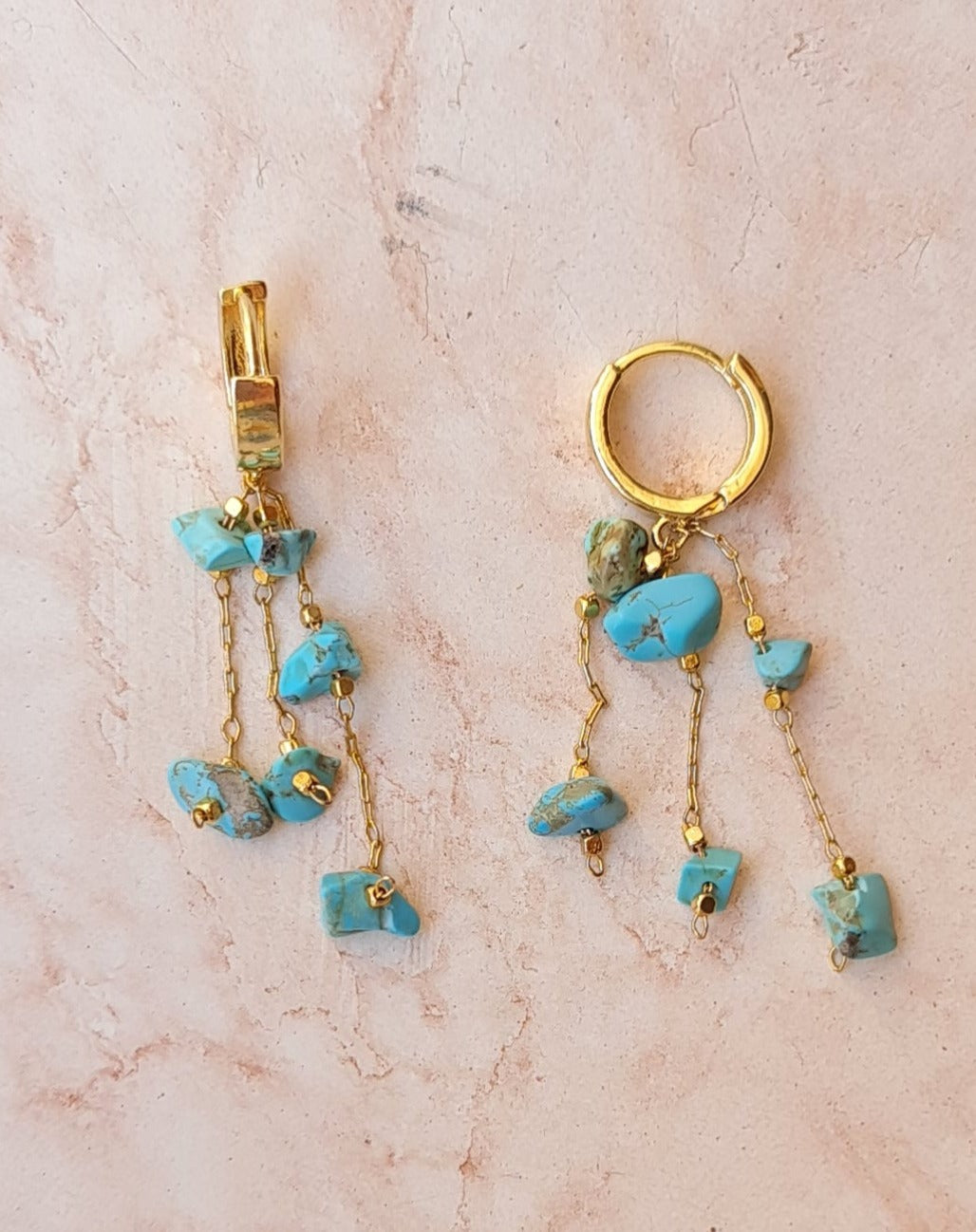 Turquoise Stones Earrings