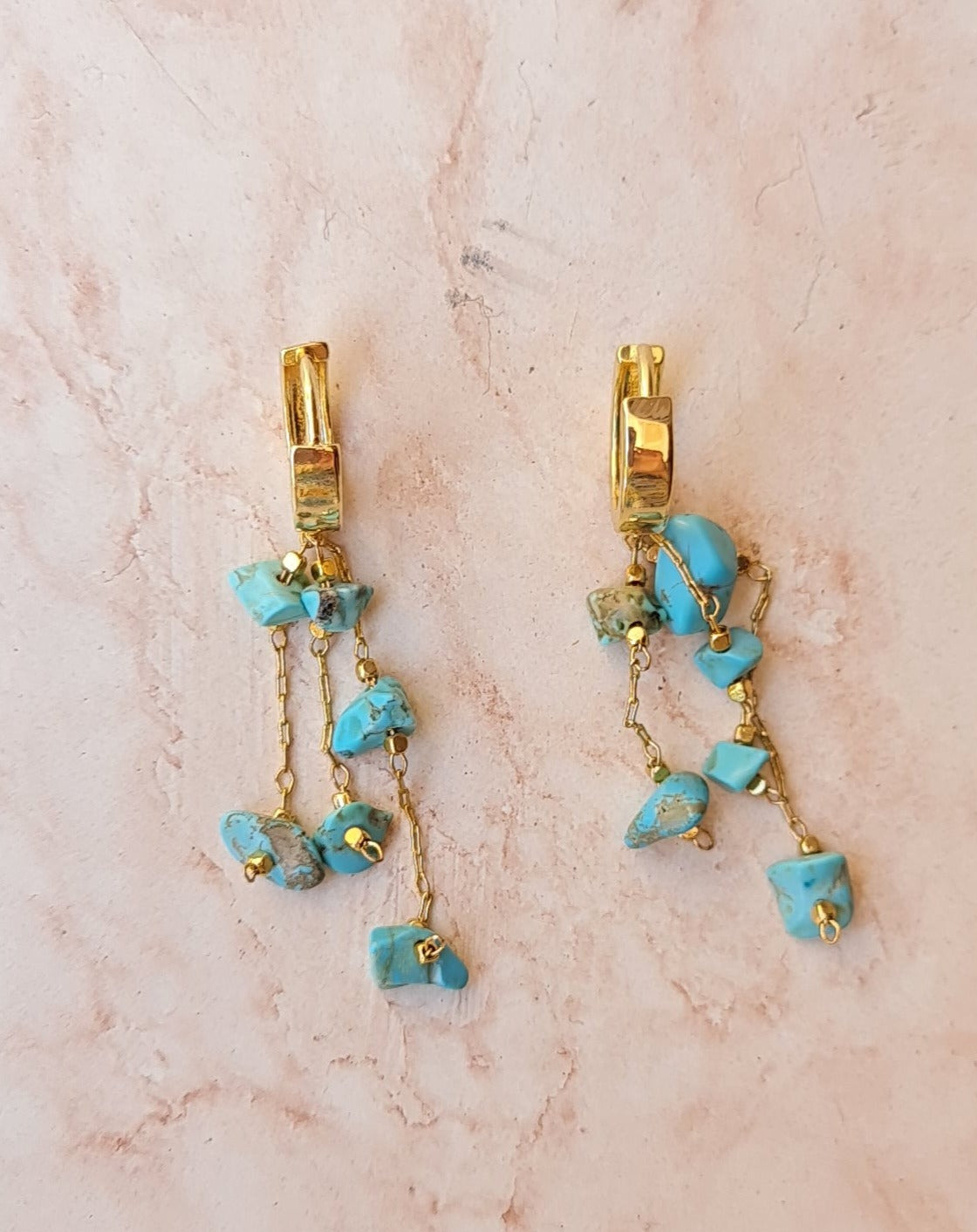 Turquoise Stones Earrings