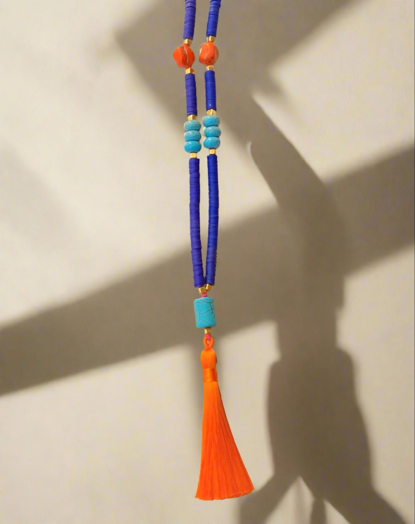 Colorful Long Tassels Necklace