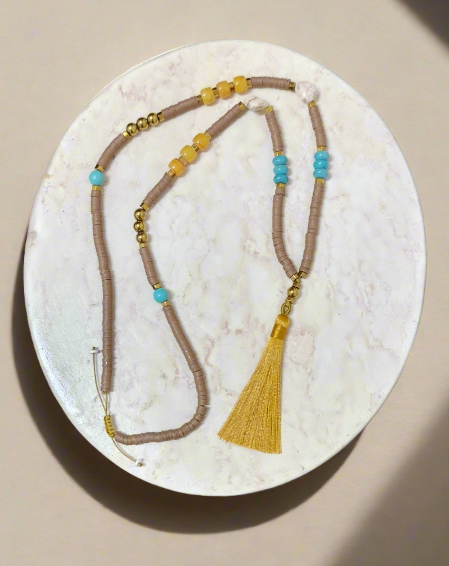 Colorful Long Tassels Necklace