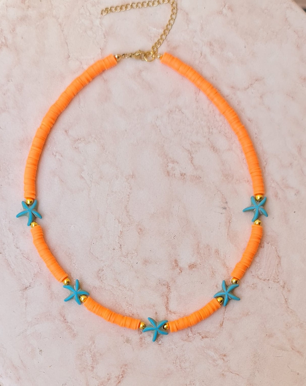 Clay Beads Trendy Choker Necklace