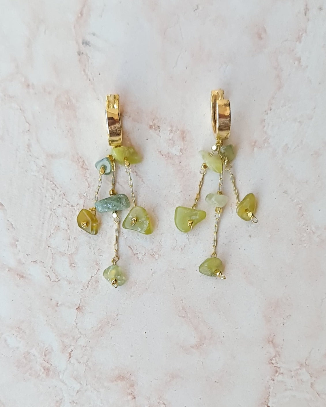 Peridot Stones Earrings