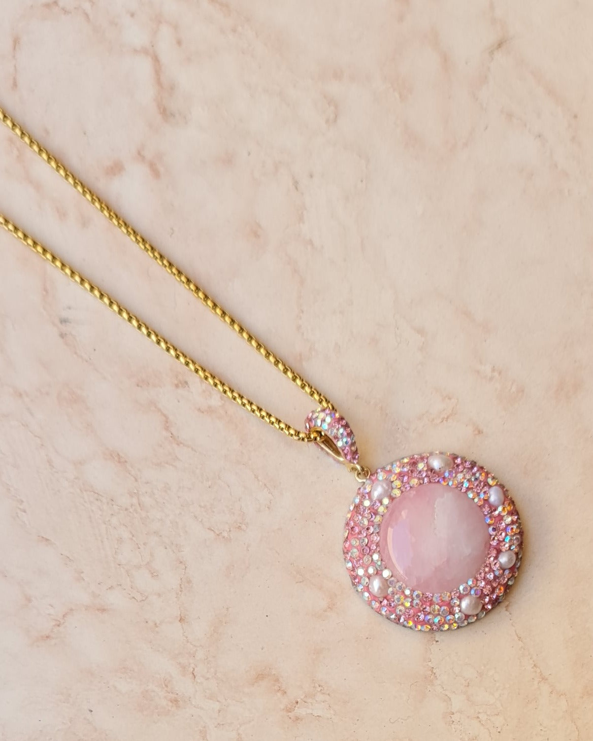 Rose Quartz Necklaces