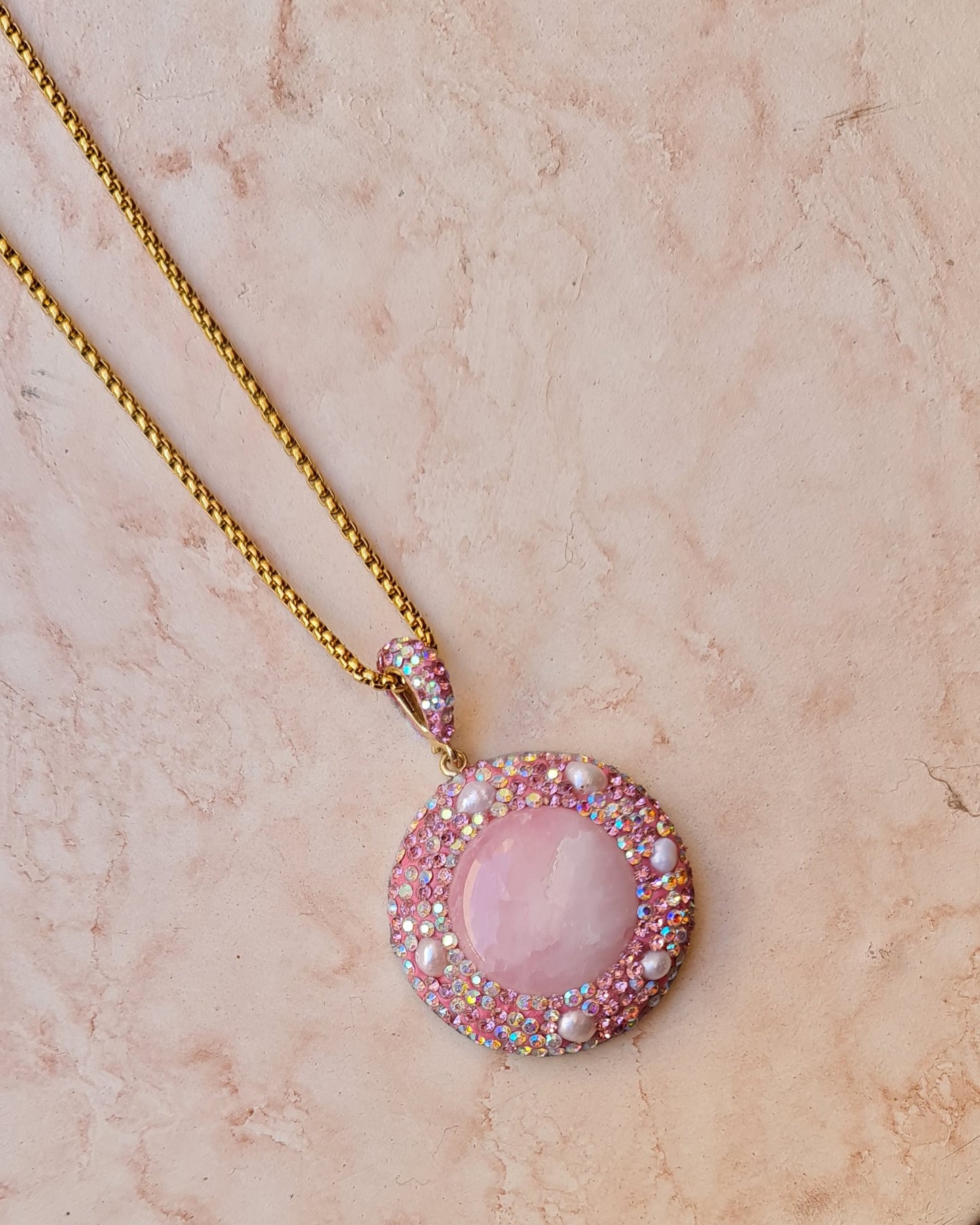 Rose Quartz Necklaces