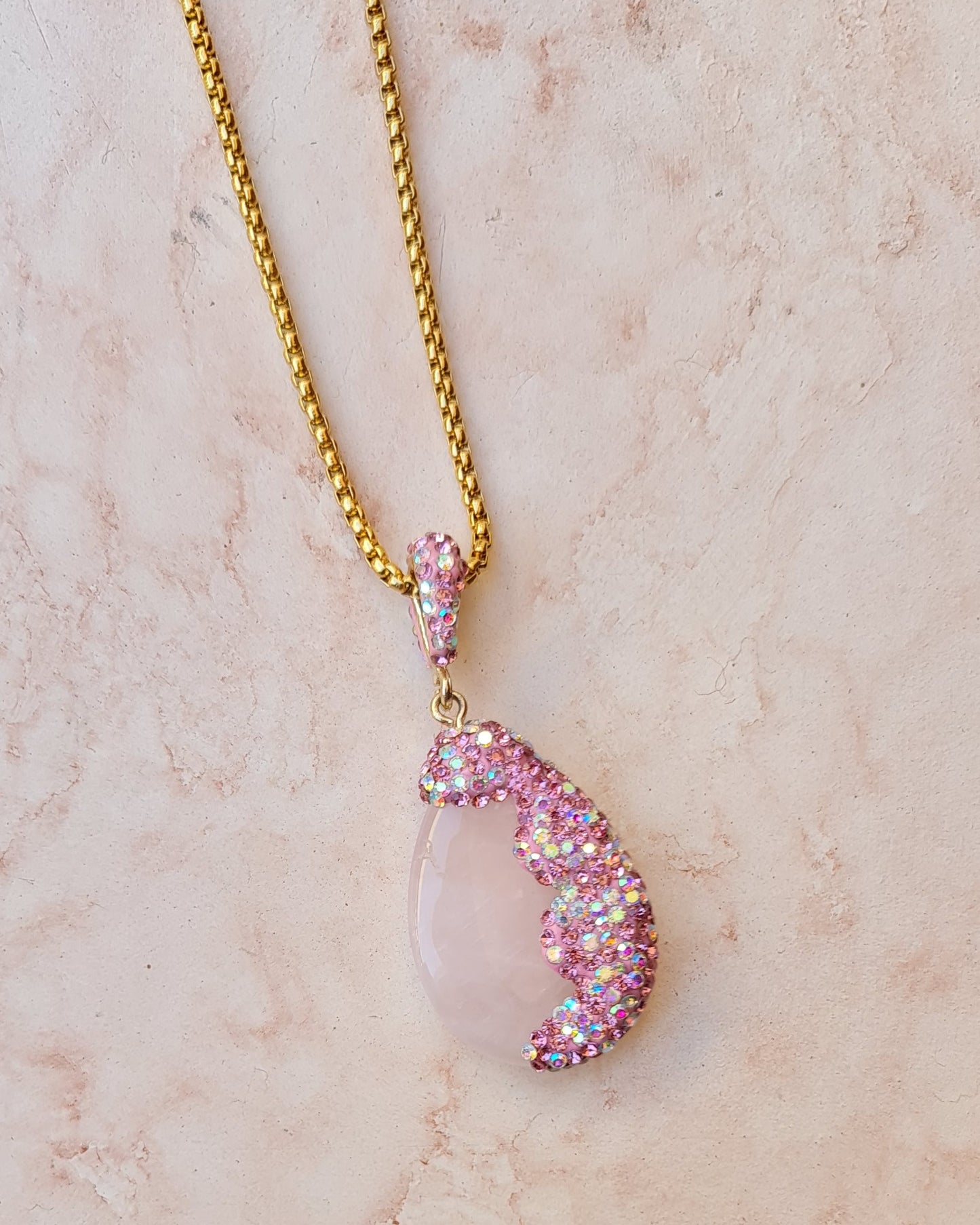 Rose Quartz Necklaces