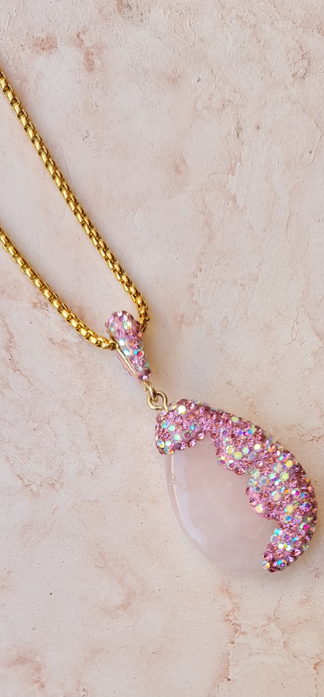 Rose Quartz Necklaces